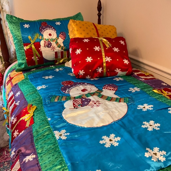 New Christmas Comforter Sets Twin Size Beautiful Bedding for Christmas! - Picture 1 of 7